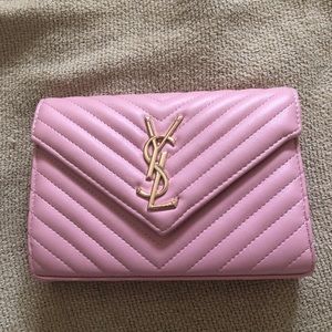 Monogramme wallet bag with chain